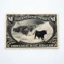 US Scott #292 1898 $1 Western Cattle in Storm Mint Unused High Grade Rare Stamp