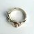 Tiffany & Co. Silver Paloma Picasso Loving Heart Band Ring Size 8.25