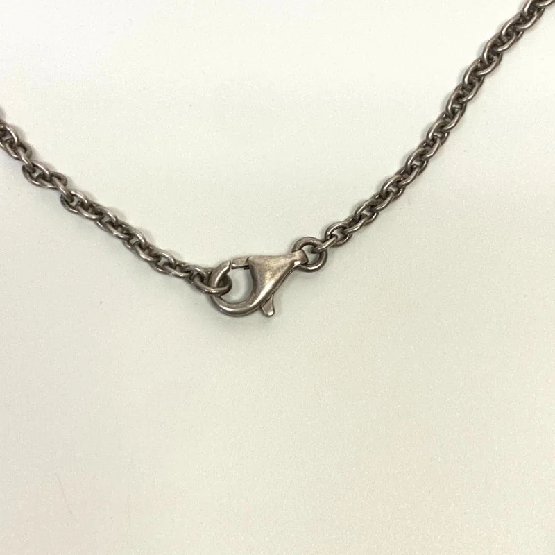 NICKY BUTLER STERLING UNUSUAL FESTOON DRAPE MOONSTONE, GARNET 17 NECKLACE