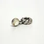 Authentic Pandora Silver and Lime Quartz Dangle Disc Charm 790435LQ