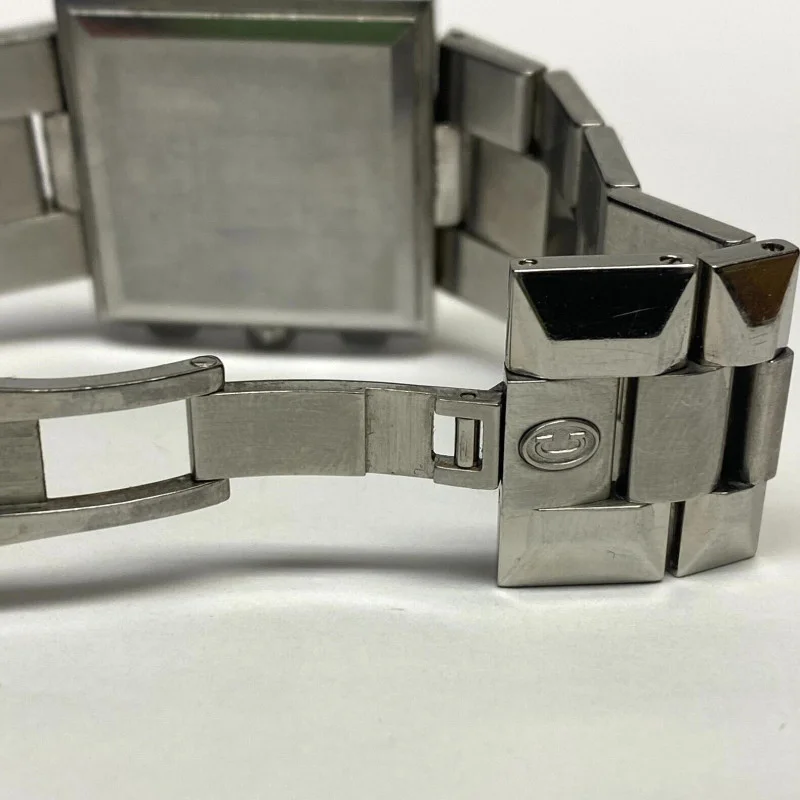 Rare Square Concord Swiss Chronograph LaScala Guilloc Date Dial,Sapphire Crystal