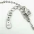 925 Sterling Silver Starfish Pendant Necklace with CZ - 15" Chain