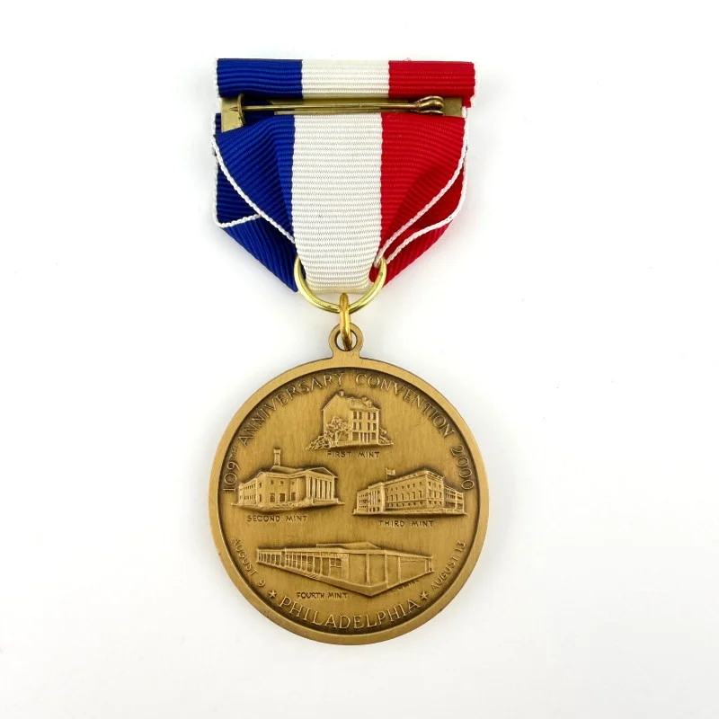 2000 ANA 109th Anniversary Convention Medal Philadelphia In Box