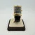 Hamilton Limited Edition No. 1791 Gold Rectangular Tank Watch Black Dial Swiss