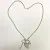 Rare Tiffany & Co Silver Heart Arc Padlock Charm and Key Necklace, 16 Inches