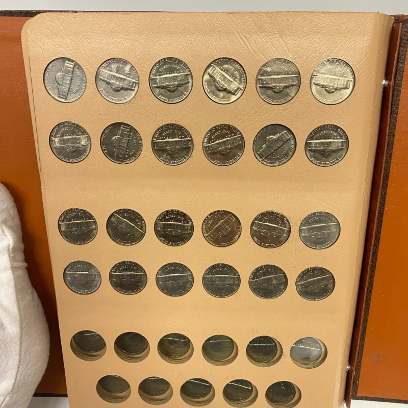 Dansco Album 7113 Jefferson Nickels 1938-1976 Coin Collectors, 94 coins
