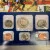 12 COINS 1990 P&D US Mint Sets, Postal Commemorative Society Presentation Panel
