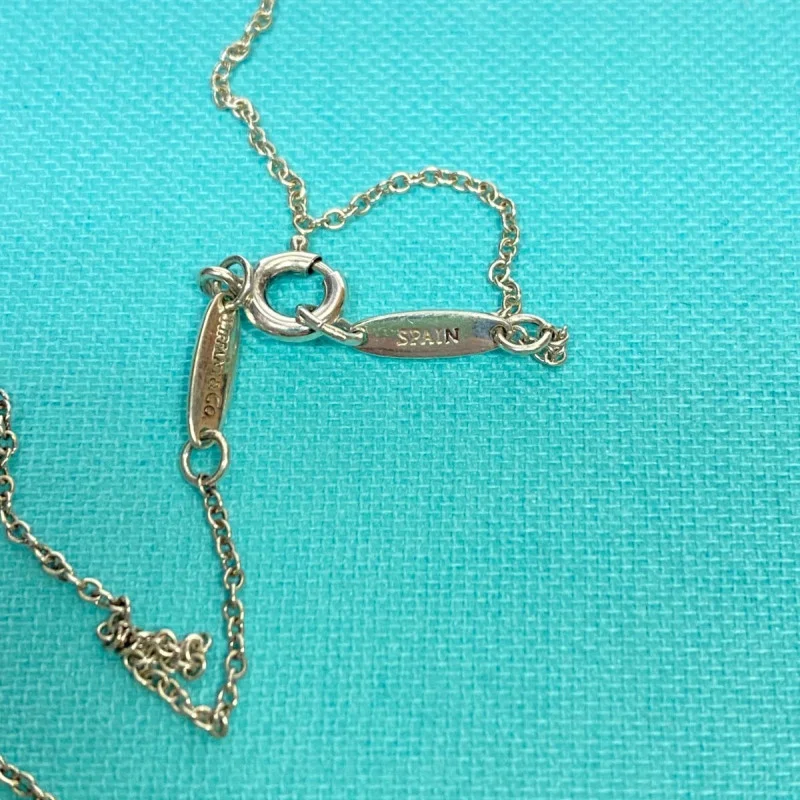 Tiffany & Co Elsa Peretti Chain Necklace in Sterling Silver, 16 Inches