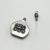 Vintage Israel Sterling Silver Perfume Bottle Pendant with Screw on Top