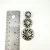 ATI Mexico 925 Hammered Sterling Silver Graduated Circles Flower Pendant