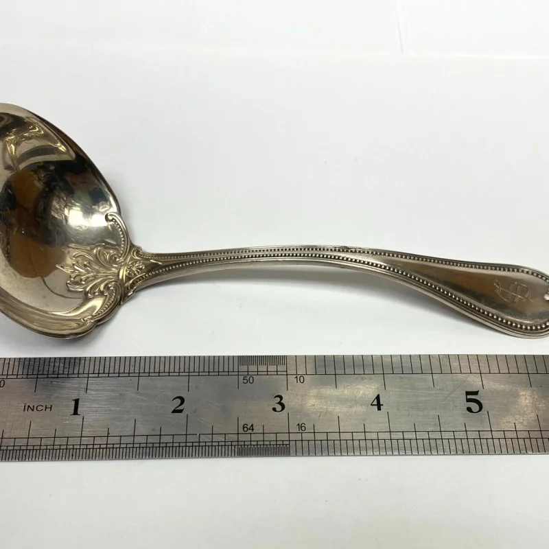 Antique Hess & Culbertson Sterling Silver Ladle 6.5 Inches
