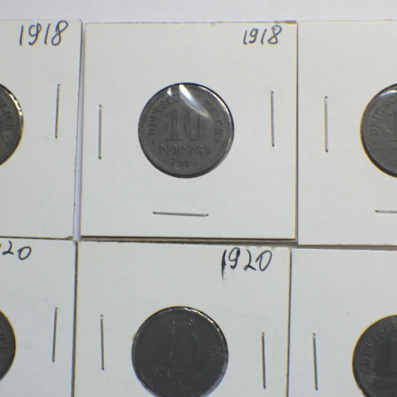 1873-1941 20 Pieces of Collection Coins Great Britian Victorian & GERMAN EMPIRE