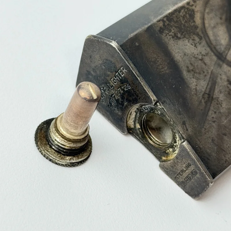 Clark Lighter Rare Vintage 1920's Lighter Sterling Silver Pat. July 27 1926