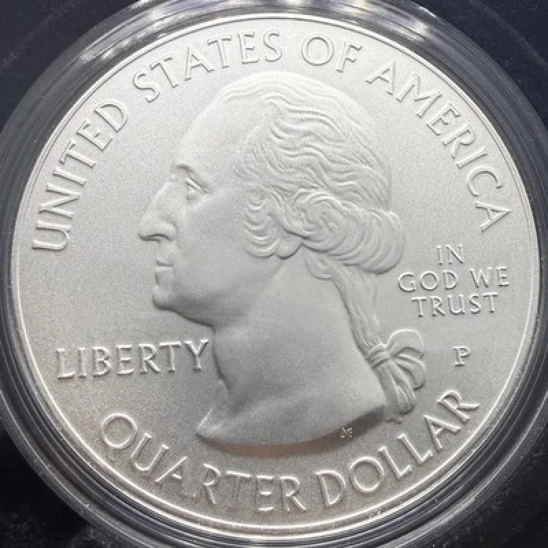 2016 P ATB 5 oz. Silver Coin - Cumberland Gap Historical Park Kentucky OGP #180