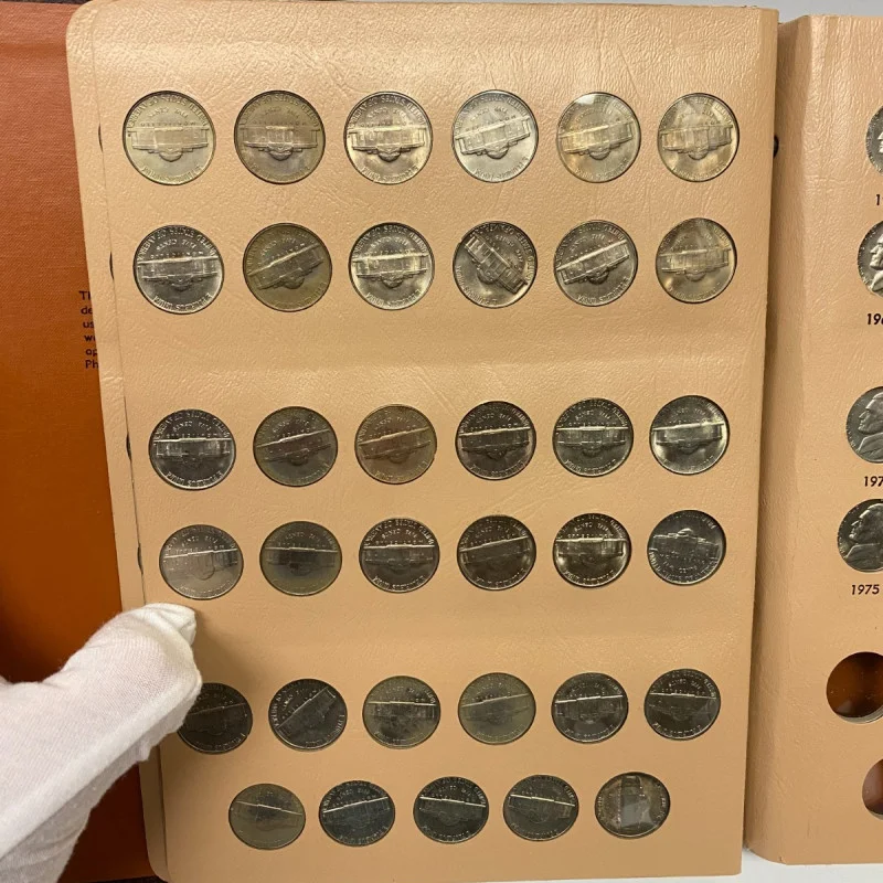 Dansco Album 7113 Jefferson Nickels 1938-1976 Coin Collectors, 94 coins