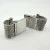 Vintage Square Cuff Links Textured Silver Tone Mesh Wrap Setting Cufflinks
