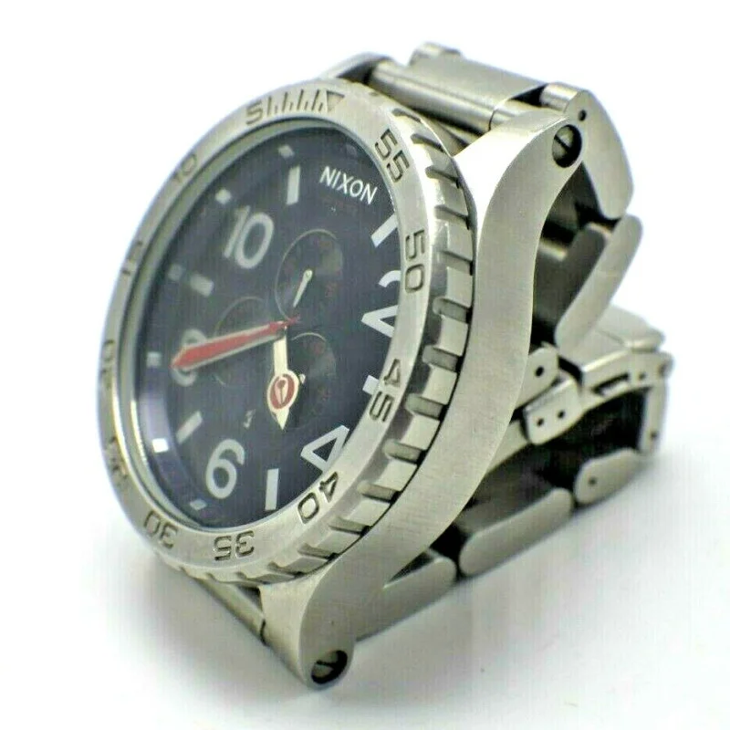 Nixon Matte Navy Blue 300 Meter Stainless Steel Watch