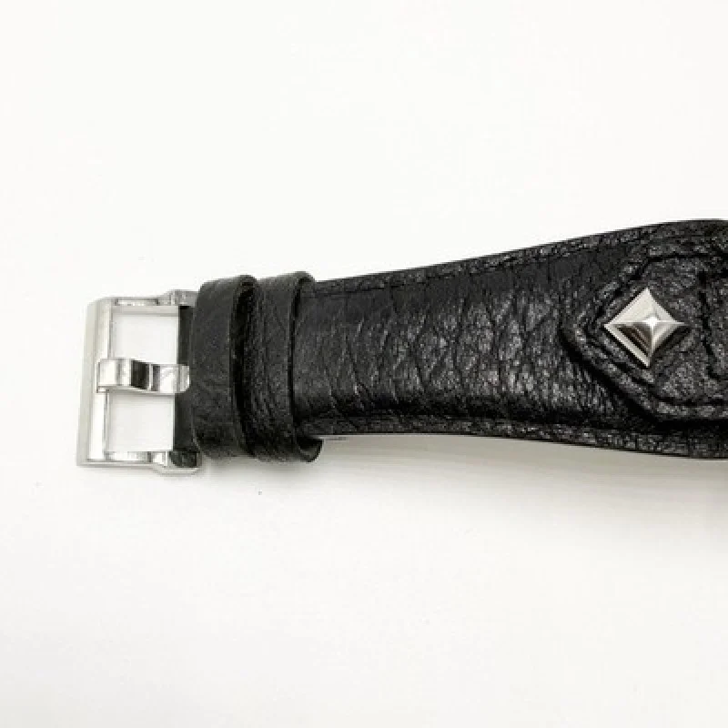 Givenchy GV.5238L Swiss Made Women’s Quartz Watch Black Leather 4G Silver Tone