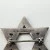 Vintage Cigned Theda Sterling Silver and Marcasite Star of David Pendant Brooch