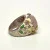 Beautiful David Sigal Sterling Silver 925 Rose Quartz Enamel Ring Size 7