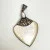 Sterling Silver Pendant Shell and Marcasite stones