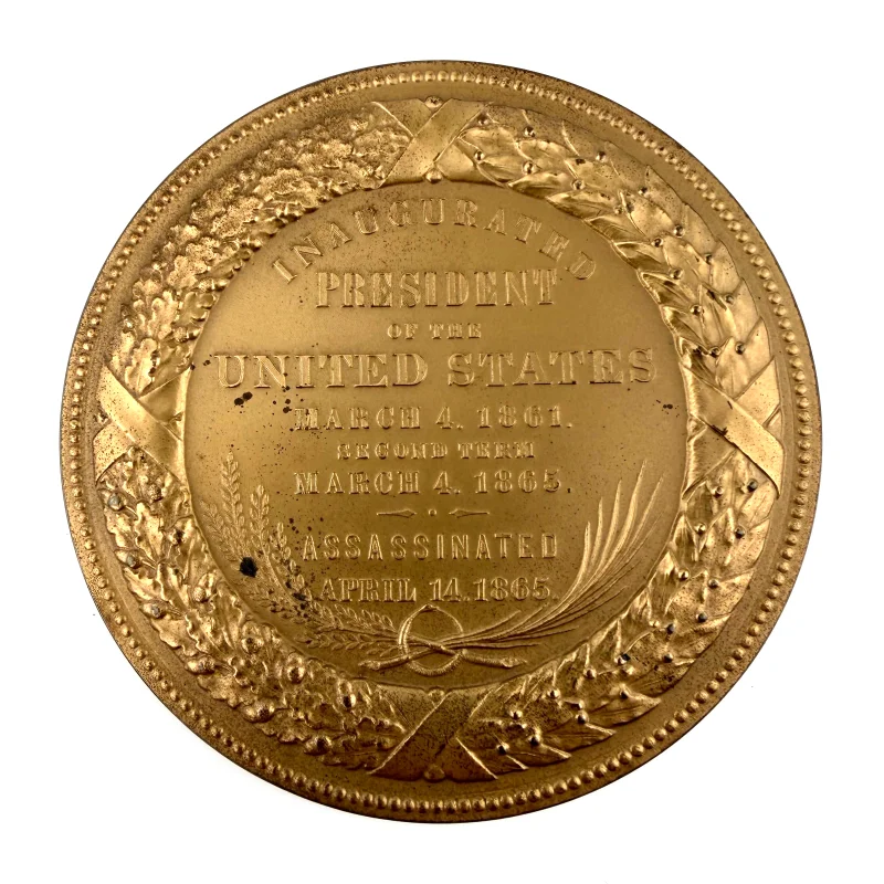 Abraham Lincoln Commemorative Inauguration - Assassination Medal in Original Box