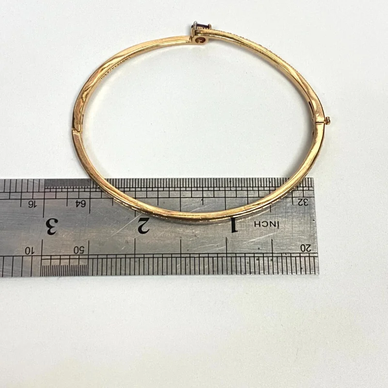 PAJ Gold Plated Amethyst Bangle Bracelet, BB CHINA