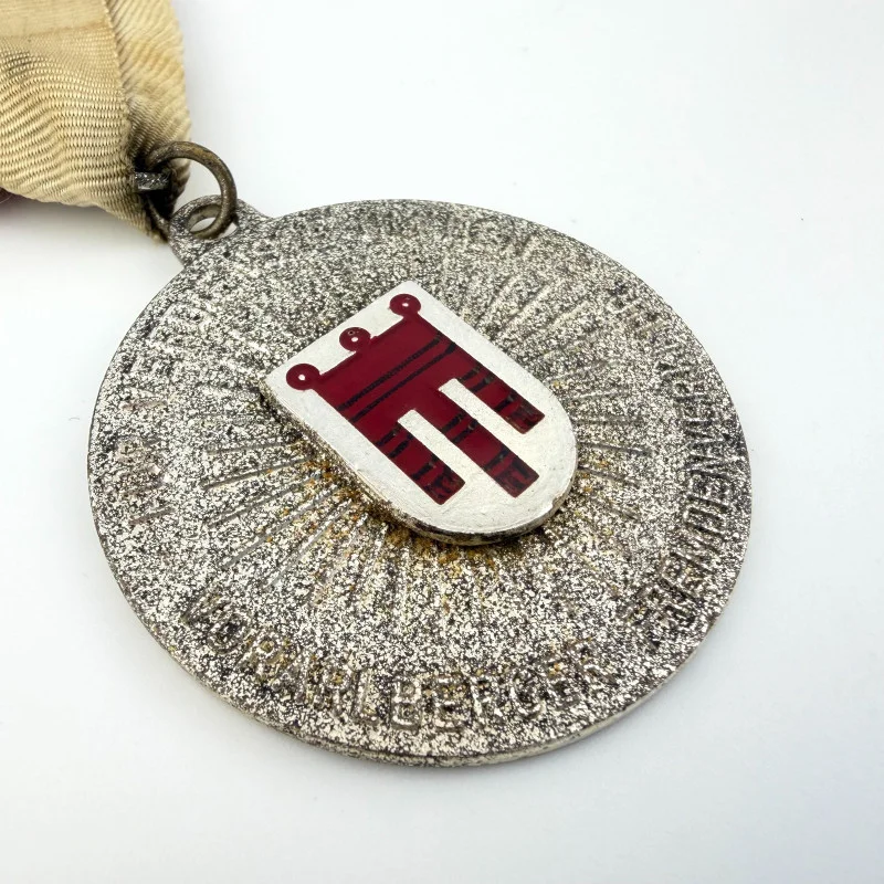 Rare Vintage Vorarlberg Tourism Merit Medal & Lapel Pin Set in Case - Austria