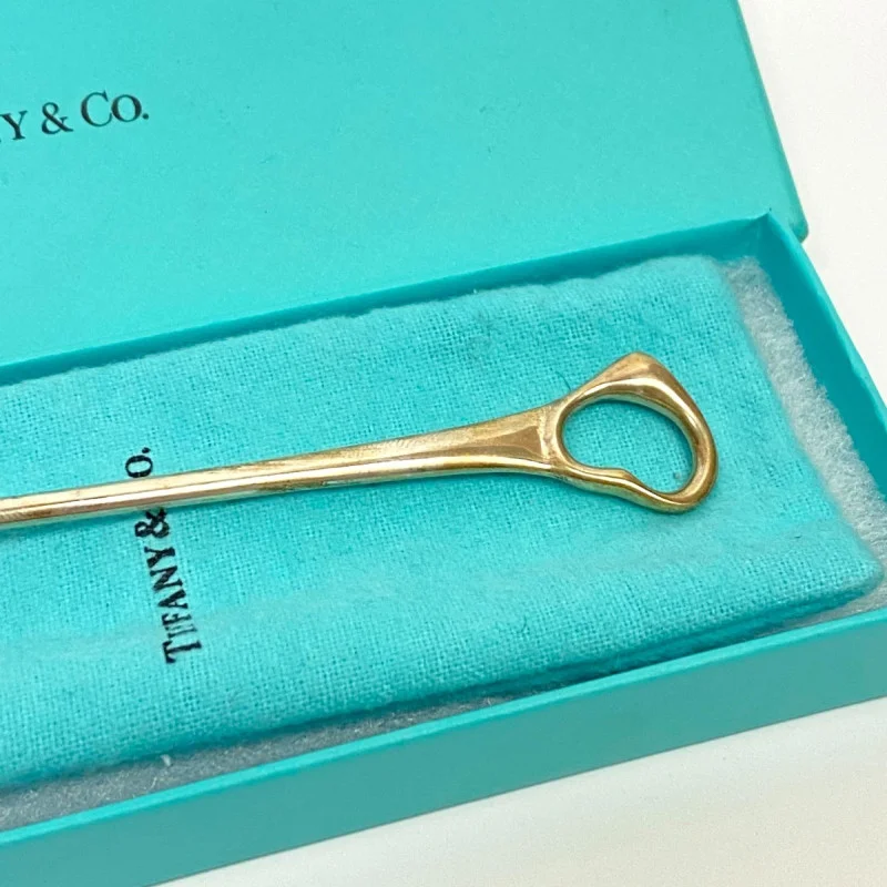 Tiffany & Co. Elsa Peretti 925 Sterling Silver Open Heart Silver Feeding Spoon