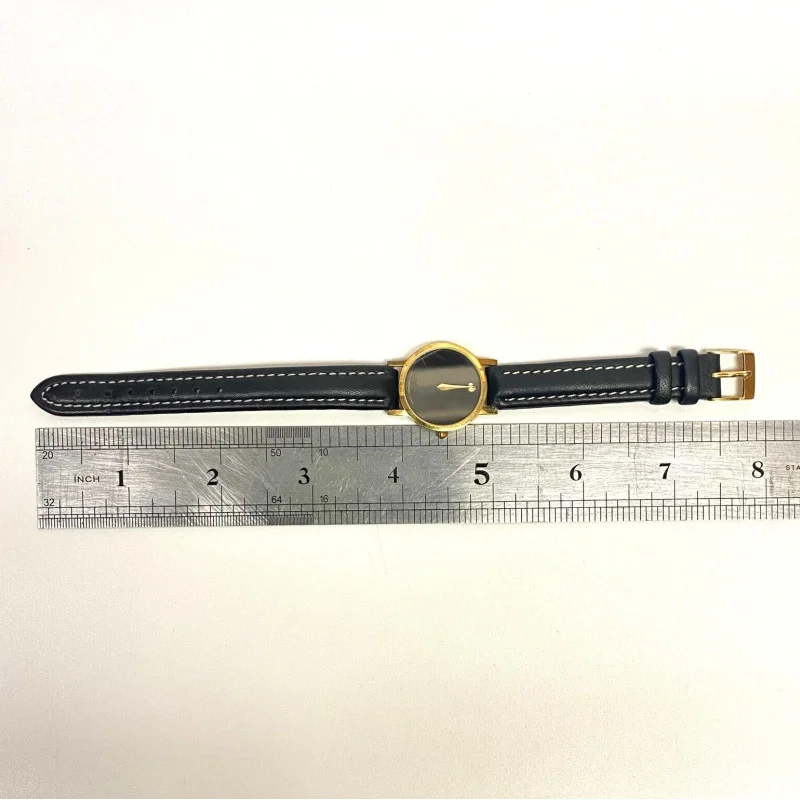 Movado 87.A1.832 Ladies Gold Tone Black Museum Dial Ladies Watch