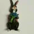 BUNNY FIGURINES SET ONE HAS FLOWERS IN HAND