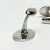Sterling Silver Red Blue Enamel Cufflinks