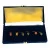 Faberge Egg Wine Glass Charms: Set of Six in Velvet Case - EXCELLENT CONDITION!