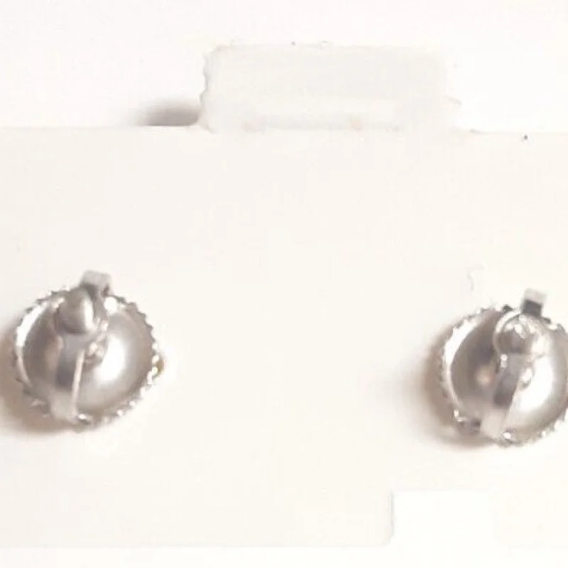 Sterling Silver Designed with Cubic Zuconia Gems Woman's Earrings