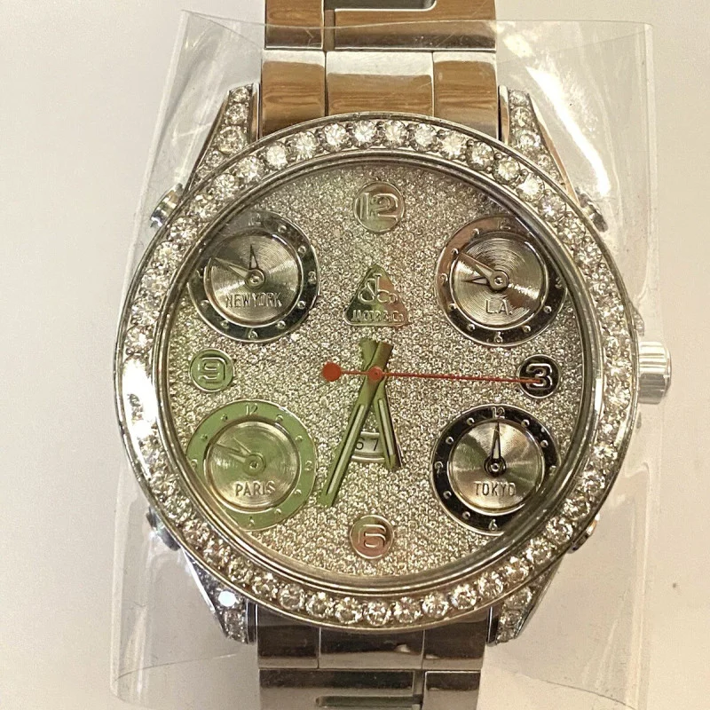 Jacob & Co Five 5 Time Zone Diamond Watch Box Papers 100% AUTHENTIC !!!