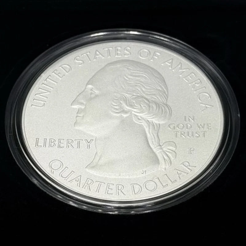 2019-P ATB 5 Oz Silver San Antonio Missions Quarter w/ OGP & COA Uncirculated