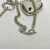 Rare Tiffany & Co Silver Heart Arc Padlock Charm and Key Necklace, 16 Inches