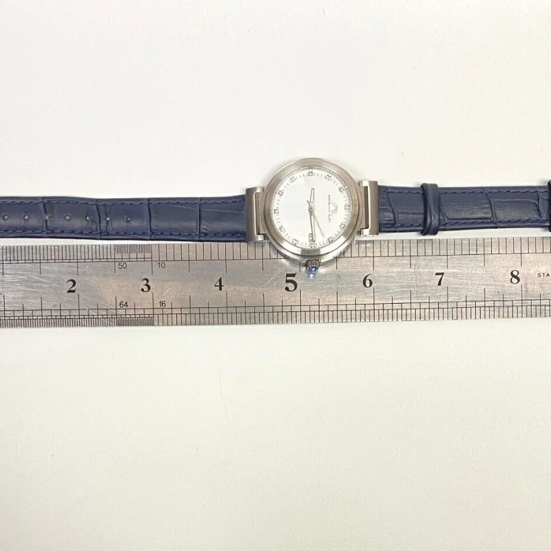 Porsamo Bleu Dahlia Leather Strap Watch, 34 mm