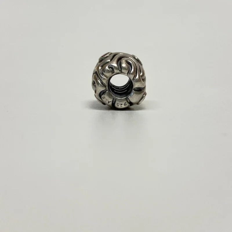 Pandora 790548CZR Sterling Silver Red Day Dream CZ Bead Charm FZZ