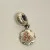 Pandora Silver Special Number 6 Dangle with Garnet - 790550GA6