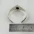 Vintage 925 Sterling Silver Filigree Cuff Bracelet Large Green Gemstone Handmade