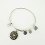 Alex and Ani WINGS OF CHANGE Silver Plating Butterfly Crystal  Bangle
