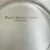 Vintage Brown Royale Germania Crystal Bowl Plate Hand Cut 1974 Limited Edition