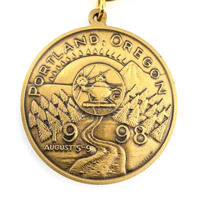 Rare Vintage 1998 ANA 107th Anniversary Convention Medal, Portland Oregon Bronze
