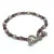 ML Sterling Silver 925 Pink Faceted Glass Stylish bead Bracelet