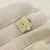 Vintage Ladies Gruen Precision 14K White Gold w Diamonds 17 Jewels