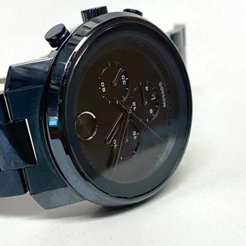 Movado Bold Dark Blue Men's Watch - MB.01.1.3. 44mm, 6" Strap