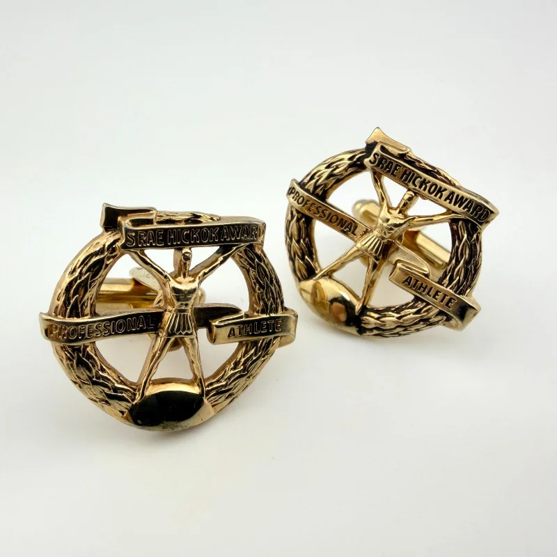 Vintage S. RAE HICKOK AWARD Professional Athlete Cufflinks By HICKOK USA