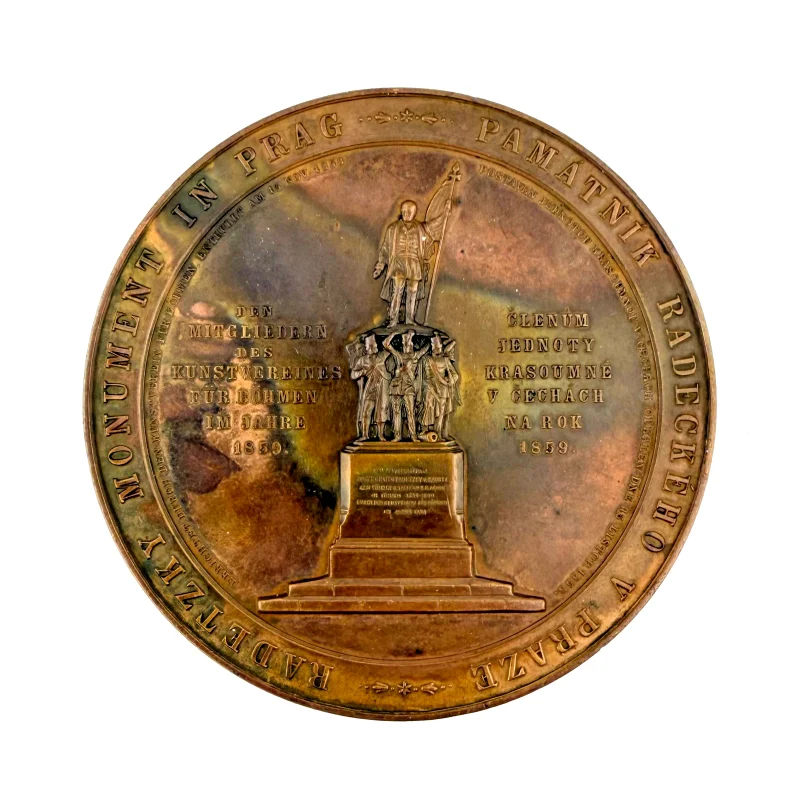 Austria, Imperial. A Field Marshal Radetzky Table Medal, c. 1859