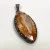 Sterling Silver Glass and Marcasite Stones Pendant